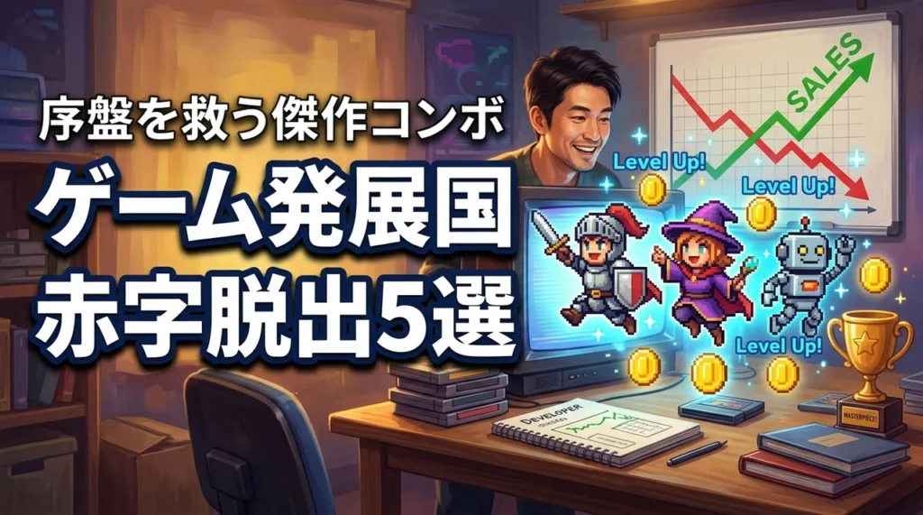 ゲーム発展国で赤字から脱出する方法！序盤の資金難を救う5つの手法と傑作コンボ