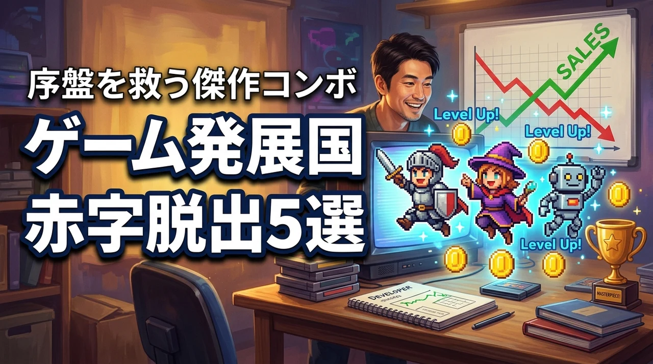 ゲーム発展国で赤字から脱出する方法！序盤の資金難を救う5つの手法と傑作コンボ